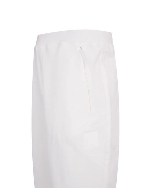 C P Company White Logo-Patch Track Pants for men