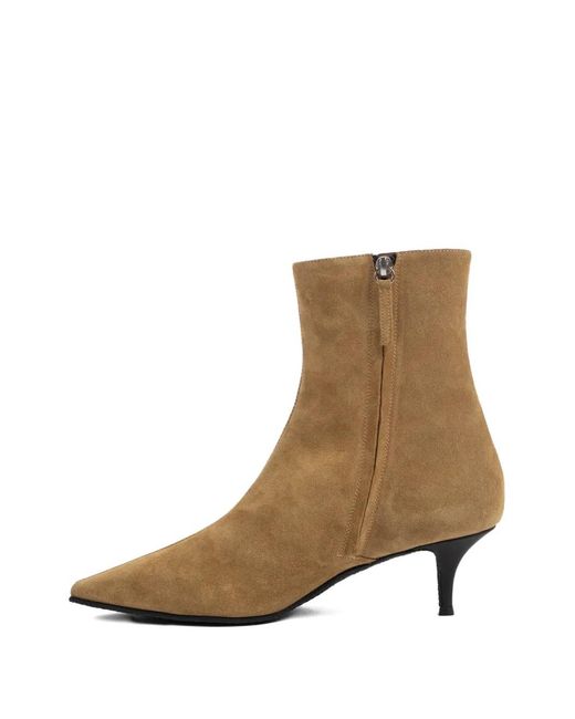 Vicini Brown Pointed-Toe Suede Boots