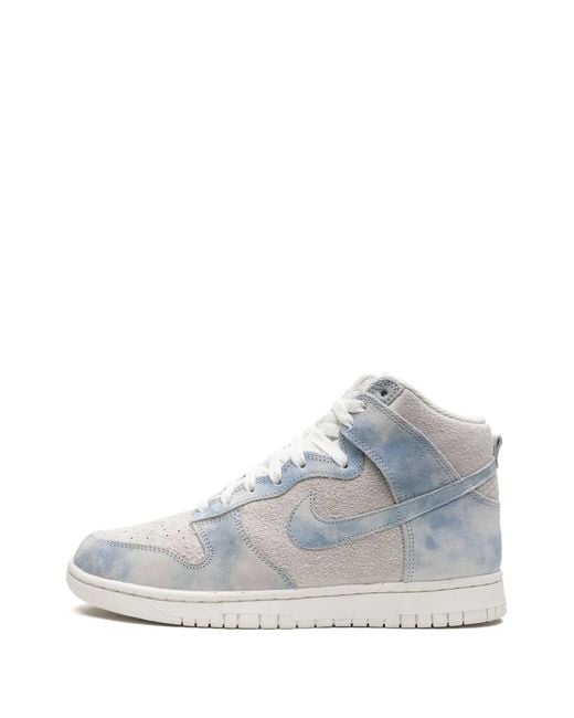 Nike Blue Dunk High "Clouds" Sneakers