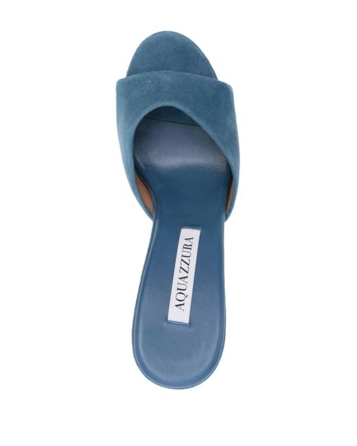 Aquazzura Blue Max Mules 95Mm