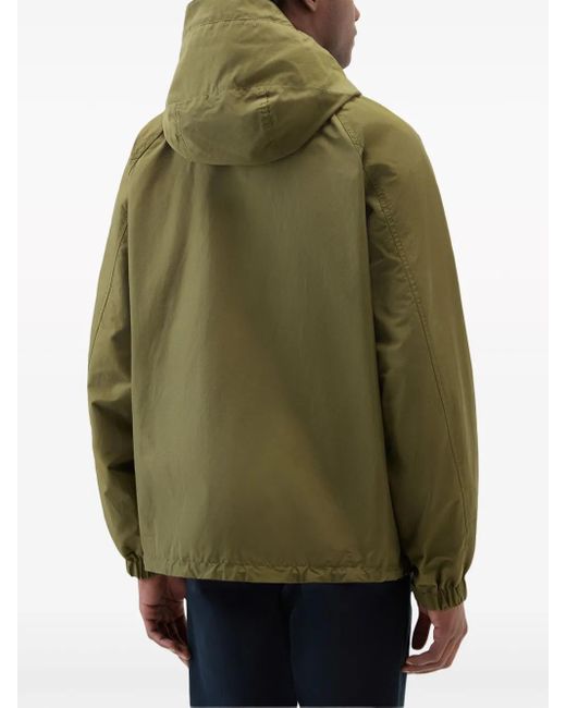 Woolrich Green Cruiser Hooded Jacket for men
