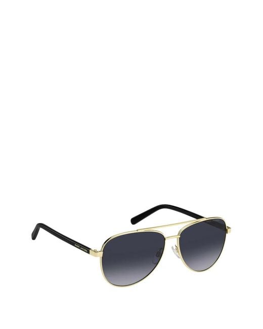 Marc Jacobs Blue Pilot-Frame Sunglasses