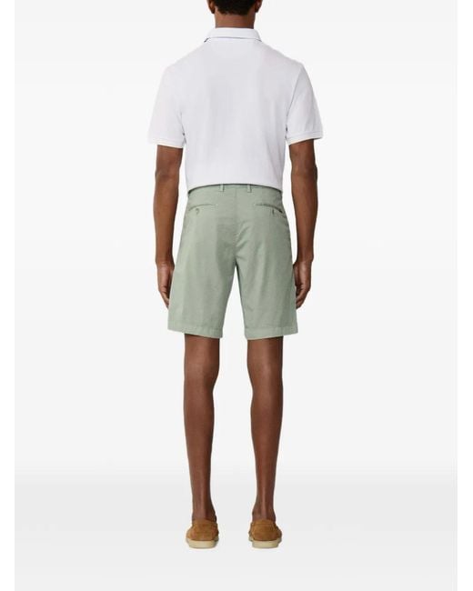 Hackett Green Kensington Garment-Dyed Shorts for men