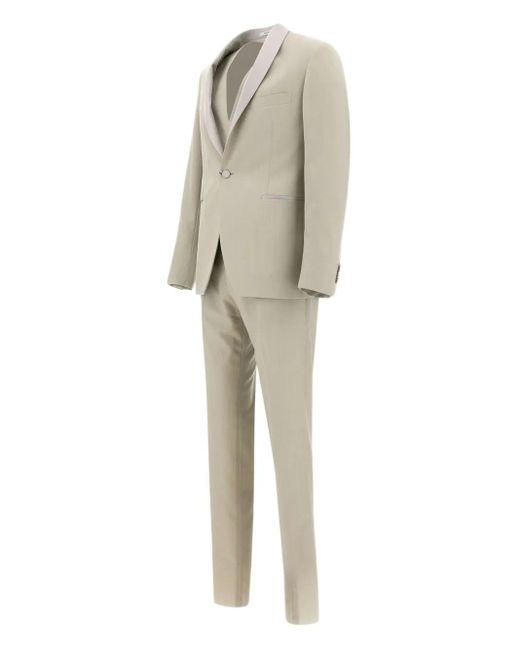 Tagliatore Natural Wool Suit for men