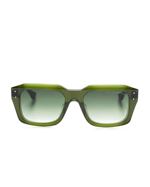Dita Eyewear Green Grandmaster-Nine Square-Frame Sunglasses