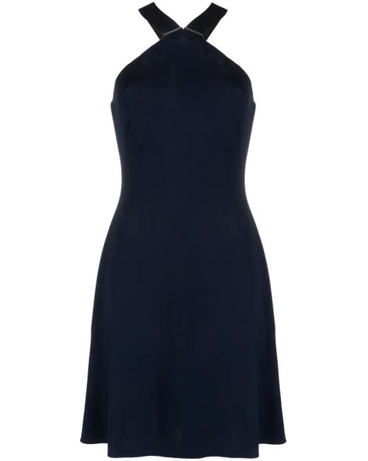 Ralph Lauren Blue Jinett Sleeveless Minidress