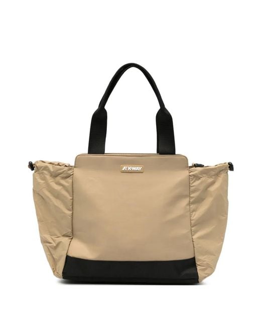 K-Way Natural Sac À Main Aisy À Fermeture Zippée