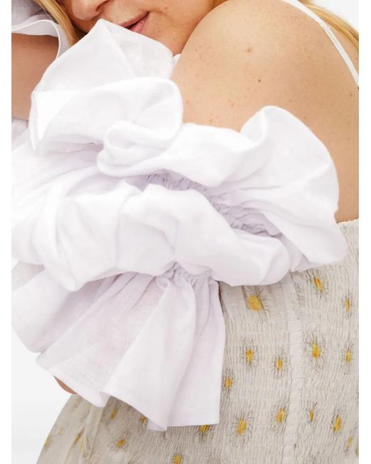 Sleeper White Arle Maxi Dress