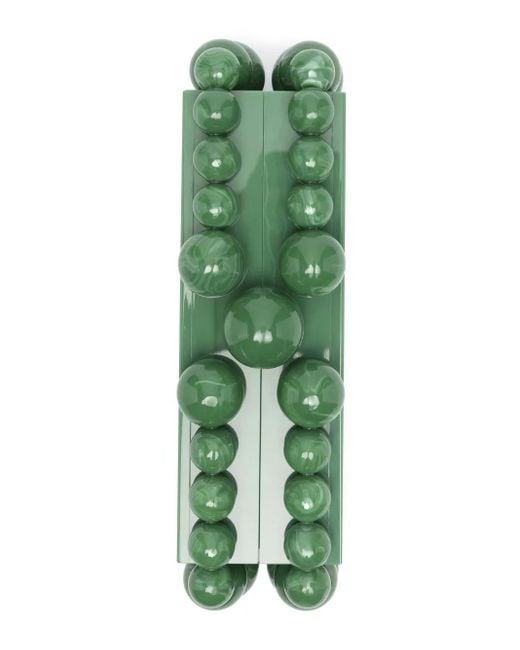 Cult Gaia Green Eos Clutch Bag