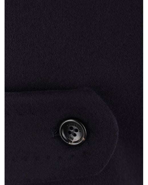 Max Mara Blue Double-Breasted Trenchcoat