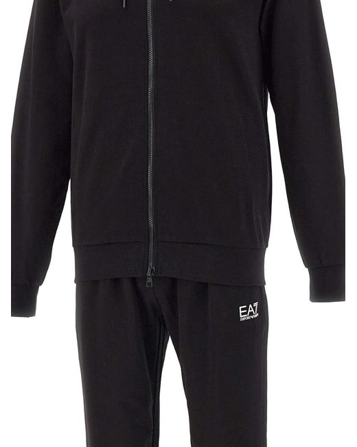 Chándal Con Cremallera EA7 de hombre de color Black
