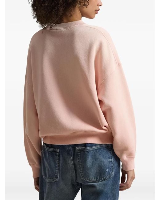Polo Ralph Lauren Pink Crew-Neck Logo Sweatshirt