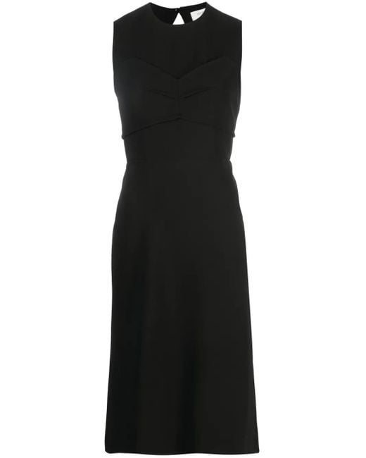 Sportmax Black Mirto Sleeveless Cut-Out Midi Dress