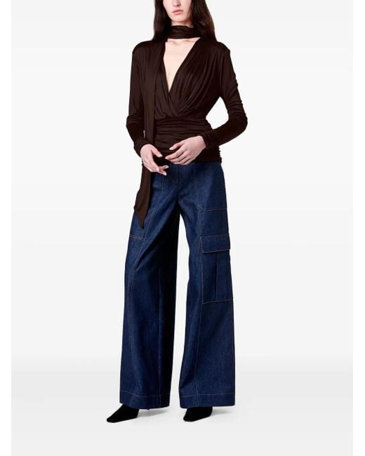 Nicholas Brown Marina Draped Top