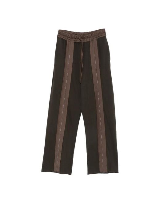 SONIA CARRASCO White Contrast-Panel Drawstring Trousers