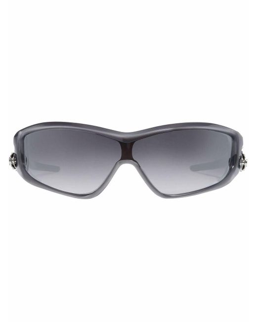 Gentle Monster Mote G4 goggle-style Frame Sunglasses in Grey (Grey ...