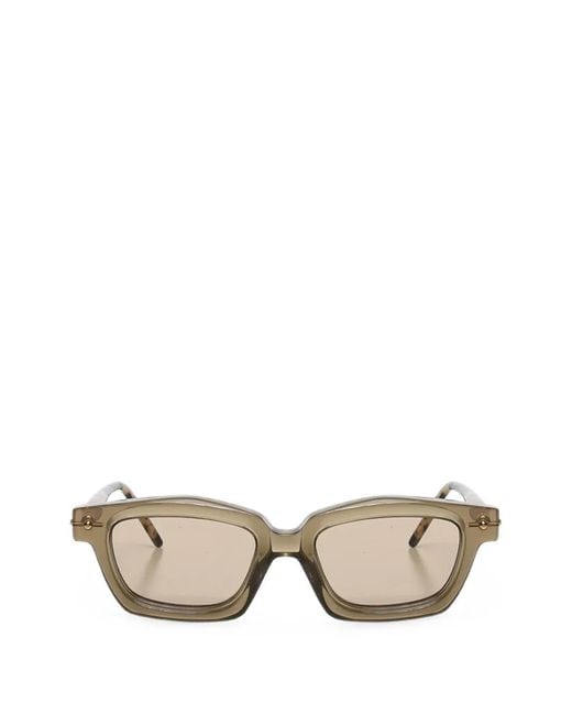 Kuboraum Brown P25 Geometric-Frame Sunglasses for men