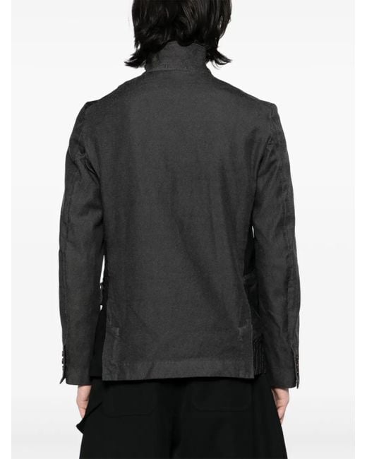 メンズ COMME DES GARÇON BLACK パッチワーク ジャケット Black