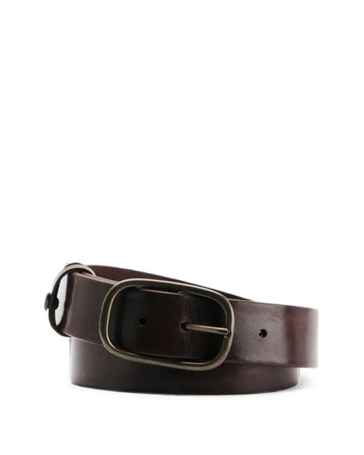 Patrizia Pepe White Ceinture En Cuir Lisse for men