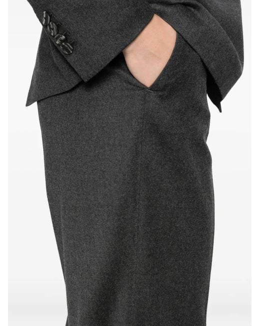 Tagliatore Black Anthracite Pleated Suit