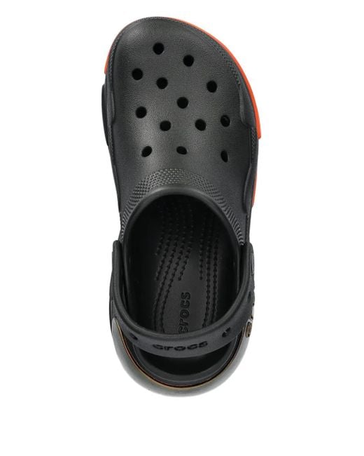 CROCSTM Black Crush Reflector Clog Pantoletten