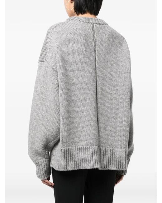 The Row Gray Ophelia Sweater