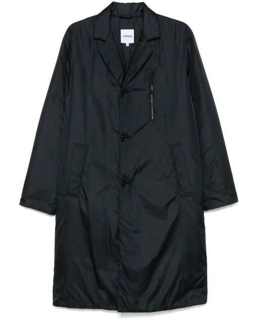 Cappotto Denzel di Aspesi in Black da Uomo