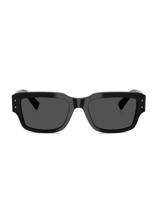 Dolce & Gabbana Black Square-Frame Sunglasses for men