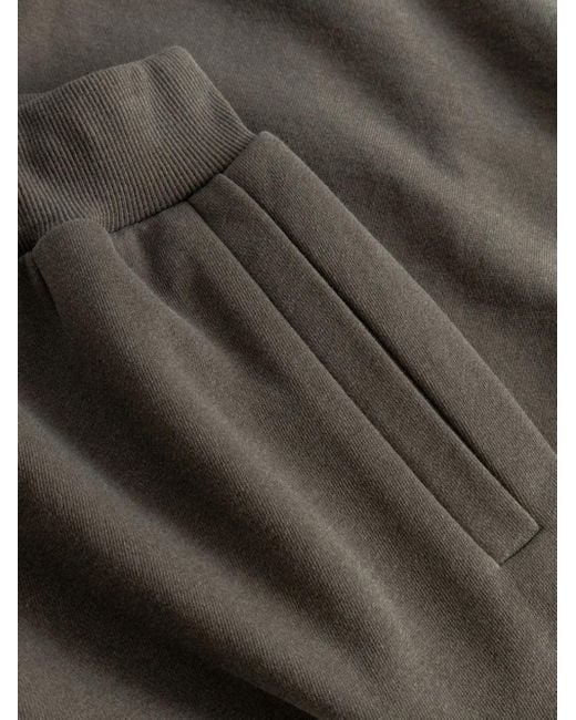 Elena Velez Gray Panelled Drawstring Track Pants