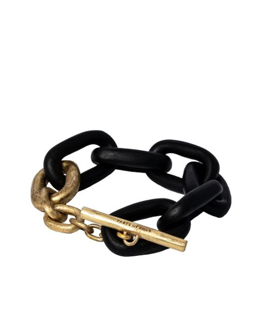 Parts Of 4 Black Toggle Chain Bracelet