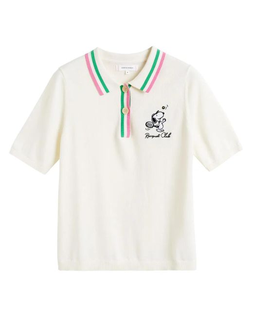Chinti & Parker Peanuts Club ポロシャツ White