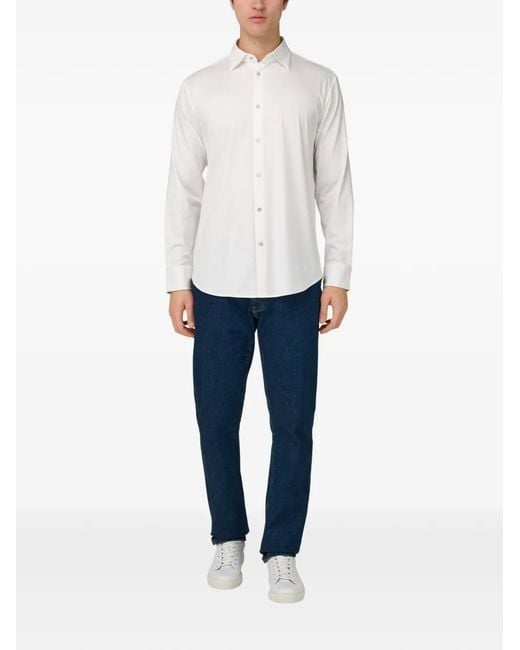 Boggi White Collar Button Shirt for men
