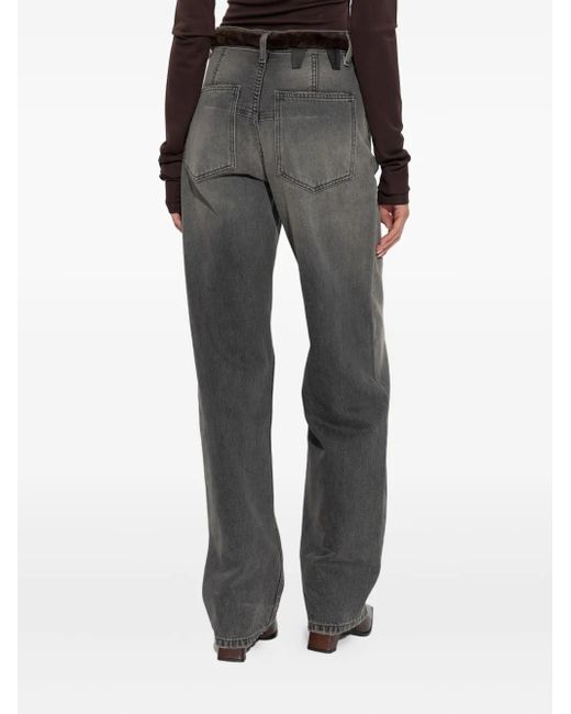 DARKPARK Gray Lu Belted Jeans