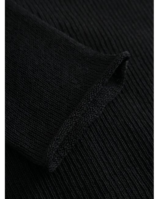 Elena Velez リネン ニットトップ Black