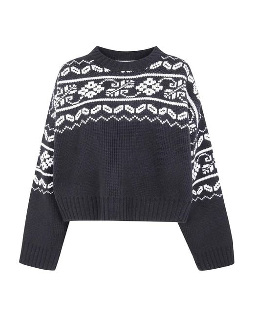 Rohe Blue Fair-Isle Sweater