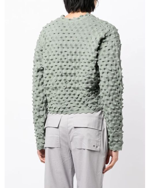 JNBY Green V-Neck Cropped Cardigan