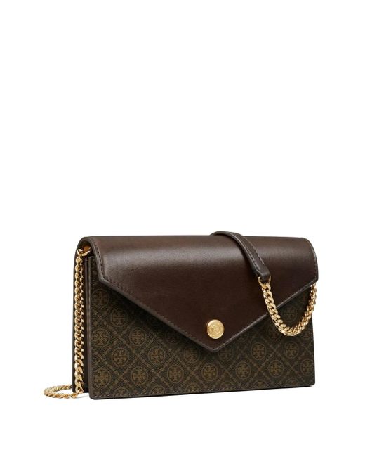 Tory Burch Brown T Monogram Mini-Tasche