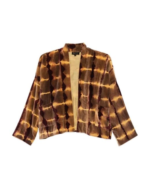 Yavi Brown Tie-Dye Jacket