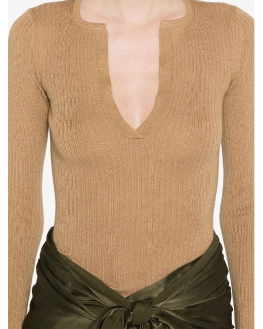 Max Mara Natural Silk And Cashmere Blend Top