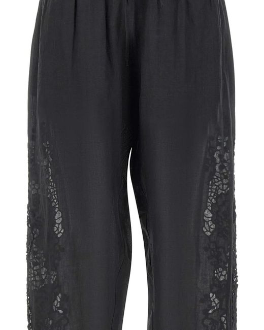 Boss Blue Trika Embroidered Trousers