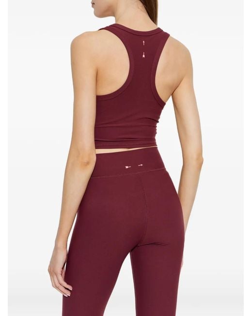 The Upside Red Sophie Cropped Tank Top