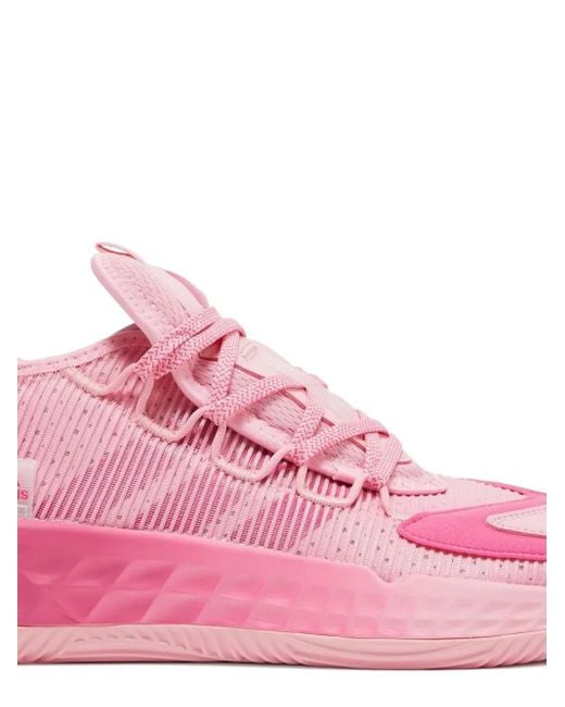 Adidas Pink Pro Boost Low Sneakers