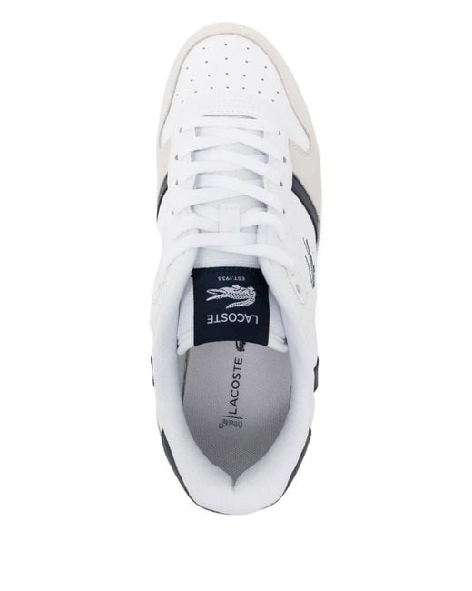 Lacoste White T-Clip Set Leather Trainers for men