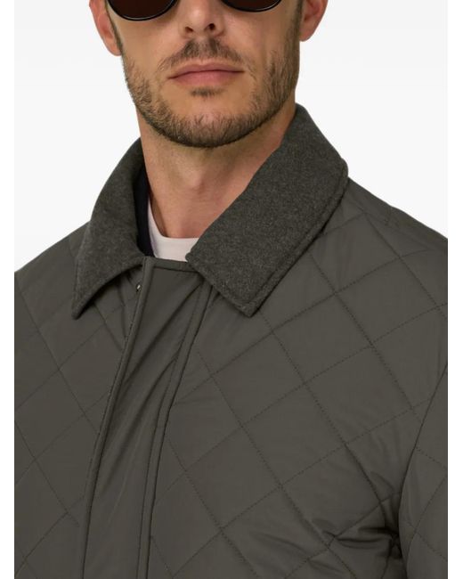 Boggi Gray Peacoat Padded for men
