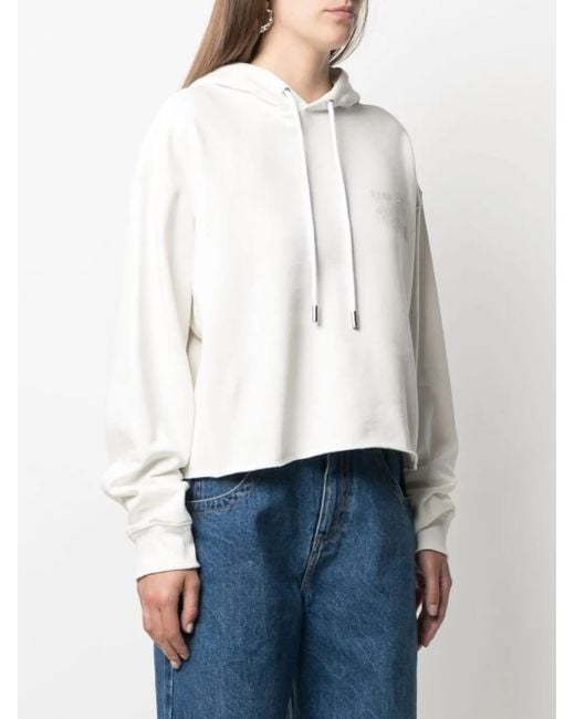 Opening Ceremony White Flower Chair Print Hoodie