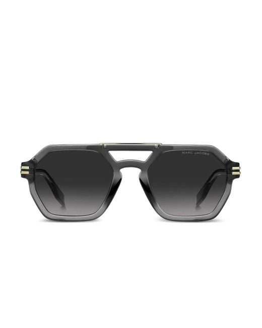 Marc Jacobs Sonnenbrille Mit Geometrischem Gestell in Black für Herren