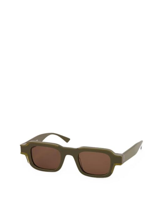 Thierry Lasry Gray Dusty Rectangular-Frame Sunglasses for men