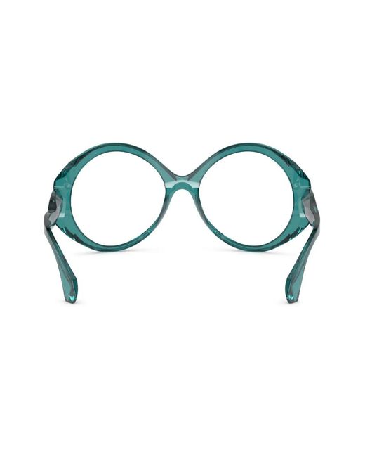 Alain Mikli Blue Round-Frame Glasses