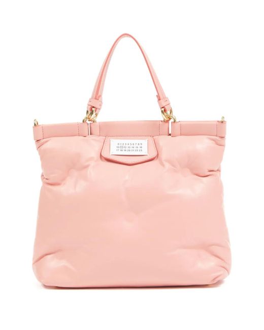 Maison Margiela Pink Small Glam Slam Tote Bag