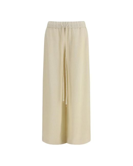 Gabriela Hearst Natural Gelos Drawstring-Fastening Trousers